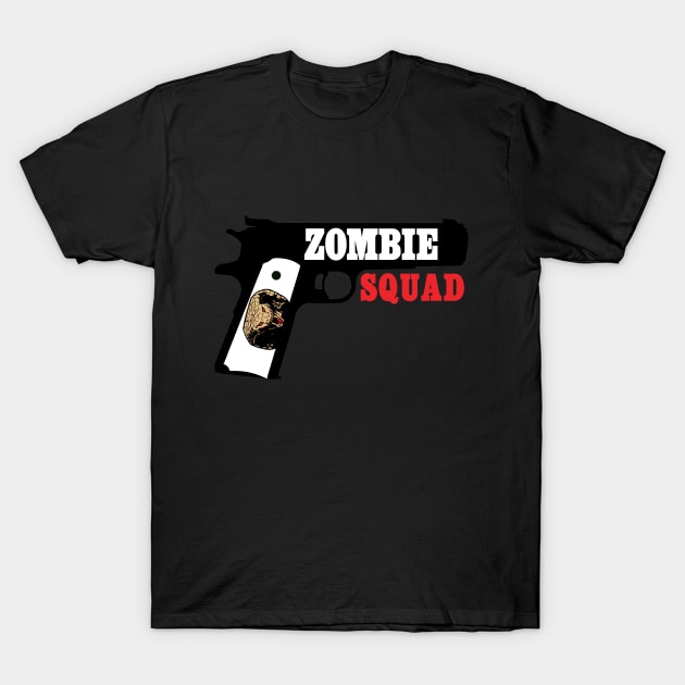 Zombie Squad T-Shirt by retrogameraddict